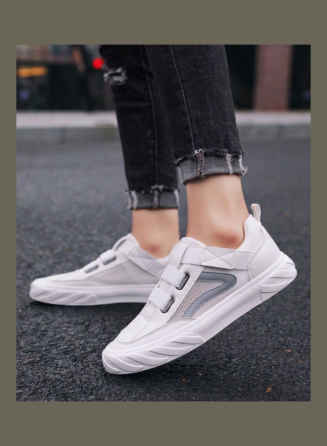 Beauenty Casual Round Toe Lace-Up Training Shoes White - Image 5