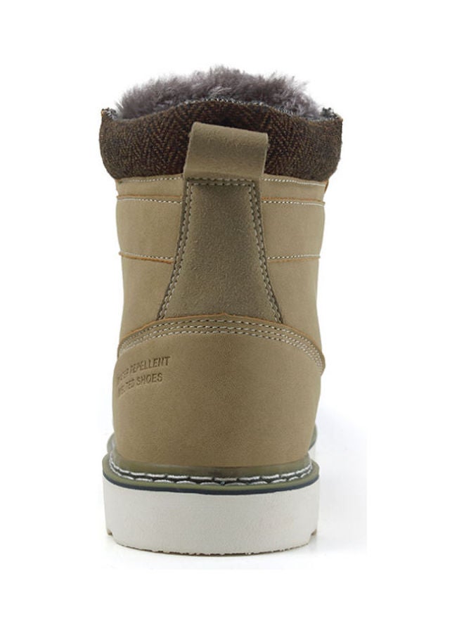 Beauenty High Top Lace-Up Sneakers Brown  - Image 3