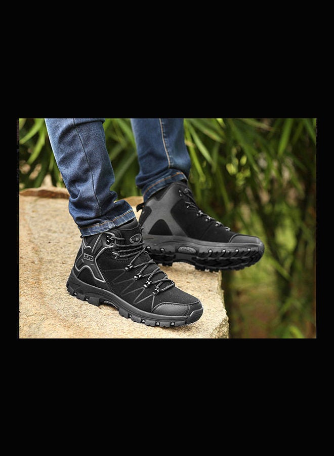 Beauenty High Top Wear Resistant Hiking Shoes Black - Image 2