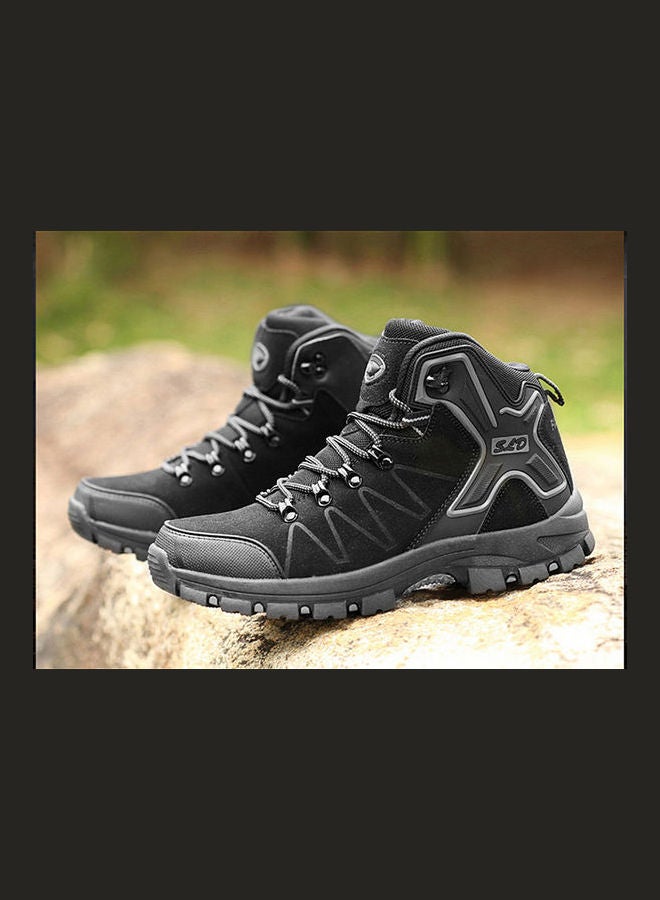 Beauenty High Top Wear Resistant Hiking Shoes Black - Image 3