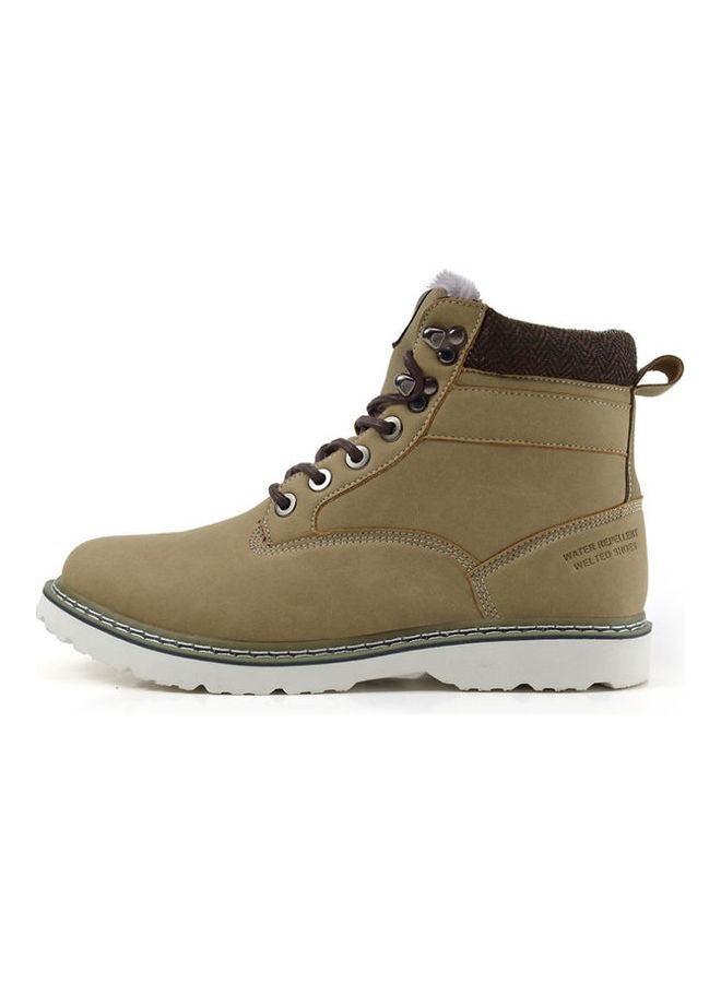 Beauenty High Top Lace-Up Sneakers Brown  - Image 2