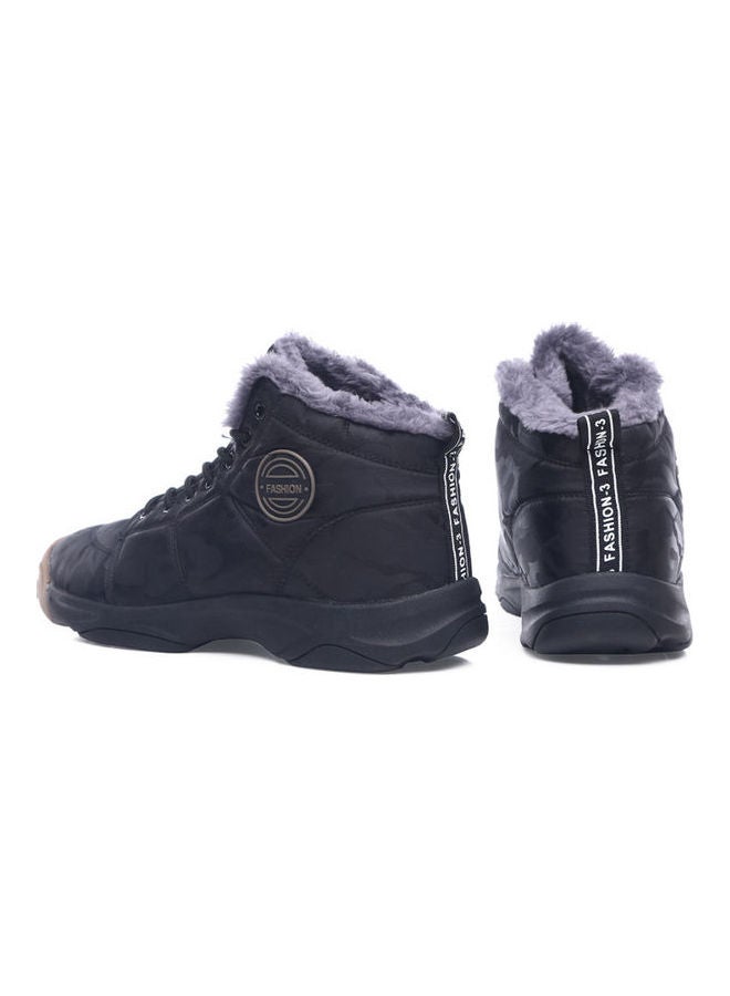 Beauenty Winter Snow Lace-Up Boots Black  - Image 4