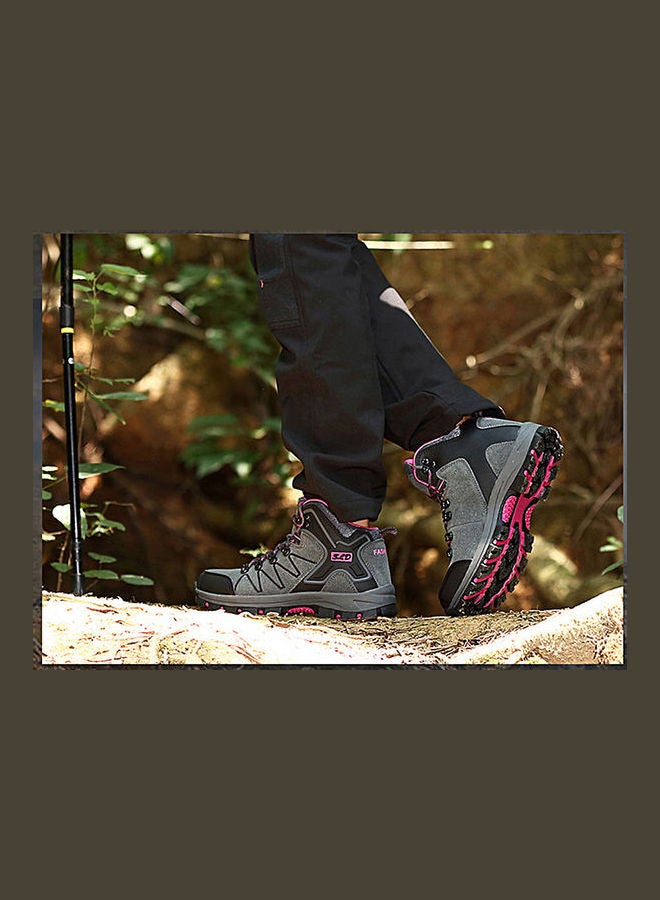 Beauenty Mountaineering Antiskid Lace-Up Sport Shoes Grey/Black - Image 5