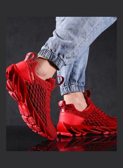 Beauenty Breathable Mesh Running shoes Red  - Image 2
