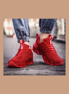 Beauenty Breathable Mesh Running shoes Red  - Image 4