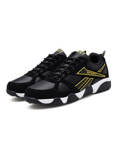 Beauenty Lace-Up Running Shoes Black/Yellow  - Image 1