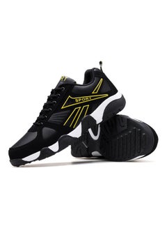 Beauenty Lace-Up Running Shoes Black/Yellow  - Image 2
