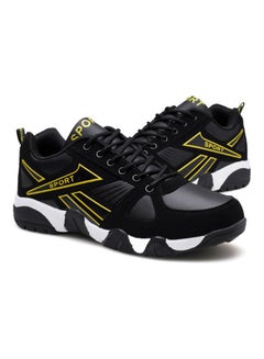 Beauenty Lace-Up Running Shoes Black/Yellow  - Image 3