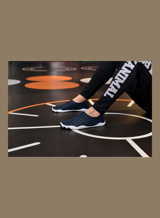 Beauenty Textured Slip-On Swimming Shoes Blue/White - Image 5