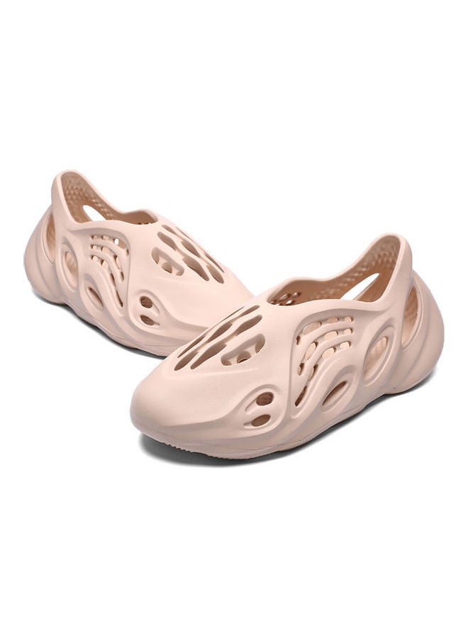 بيوينتي حذاء بدون رباط بتصميم فتحة جوز الهند وردي فاتح - Image 4