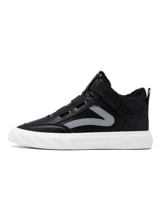 Beauenty Casual Round Toe High Top Sneakers Black/Grey  - Image 1