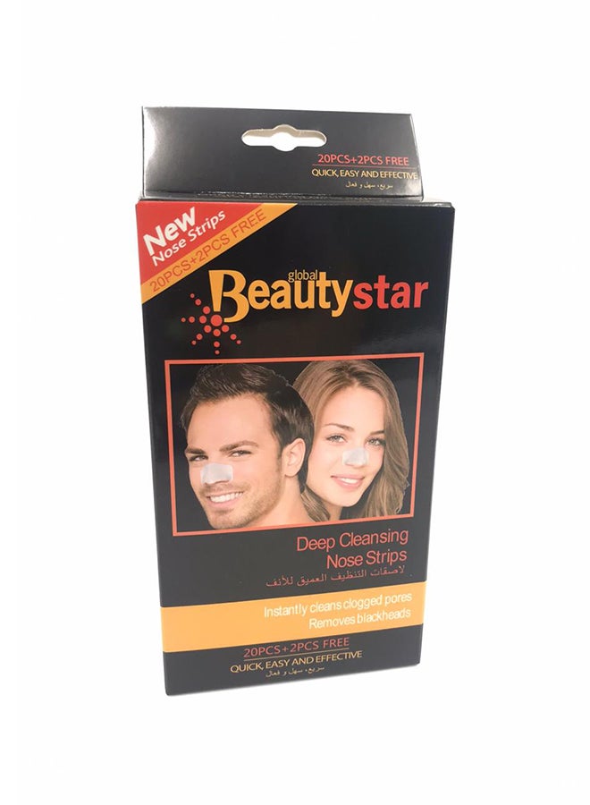 جلوبال ستار شرائط الأنف من 22 قطعة أبيض - Image 1