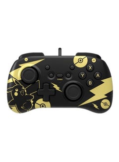 HORI Mini Pokémon : Pikachu Black And Gold Nintendo Switch Controller - wired  - Image 1