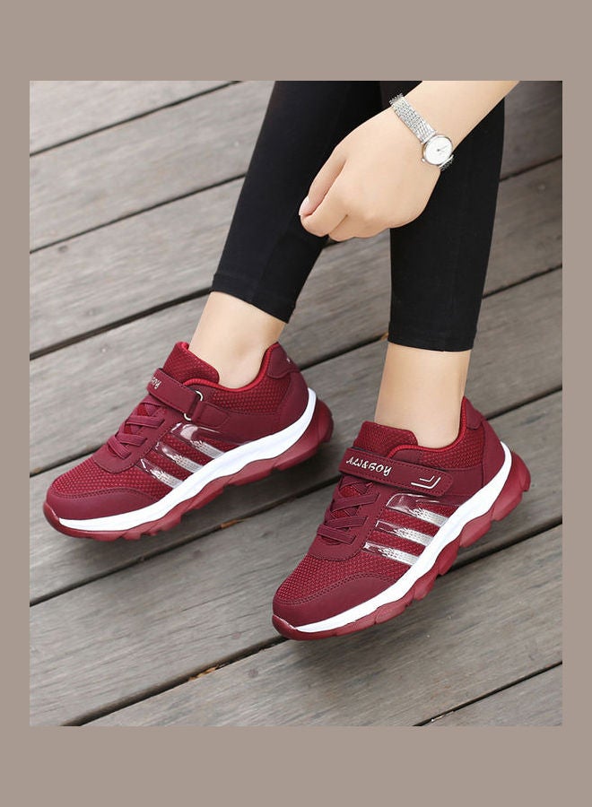 Beauenty - Leisure Soft Soled Walking Shoes Red - Image 1