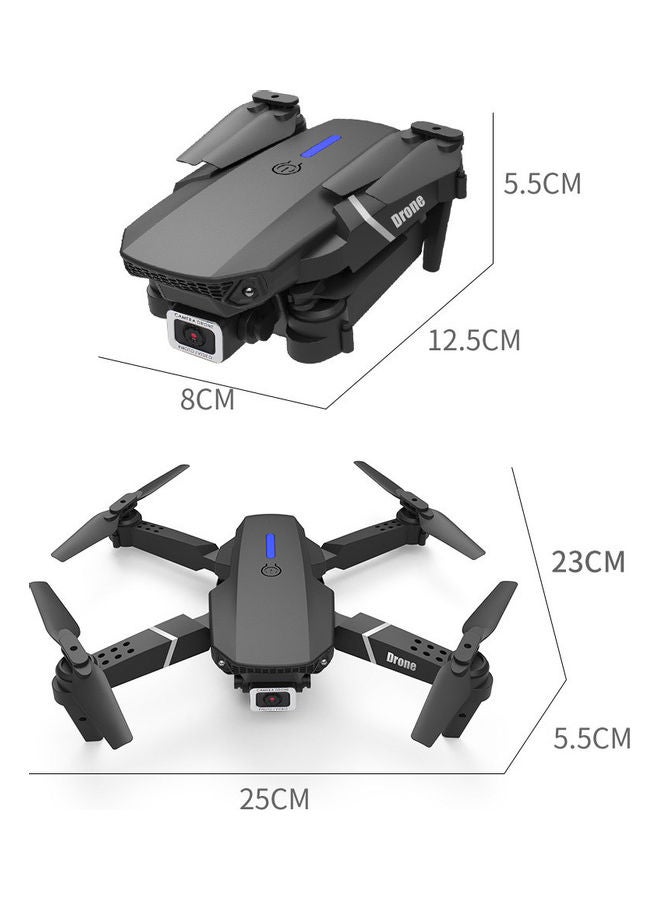 Generic - LS-E525 RC Drone with Camera 4K Drone Dual Camera WiFi FPV Drone Headless Mode Altitude Hold Gesture Photo Video Track Flight 3D Filp RC Qudcopter with 3 Batteries Silver - Image 1