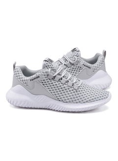 Beauenty Breathable Lace-Up Running Shoes Grey  - Image 1