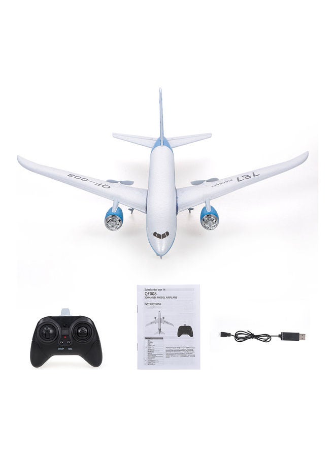 Generic - QF008 Boeing 787 Airplane Miniature Model Plane 3CH 2.4G Remote Control EPP Airplane RTF RC Toy - Image 1
