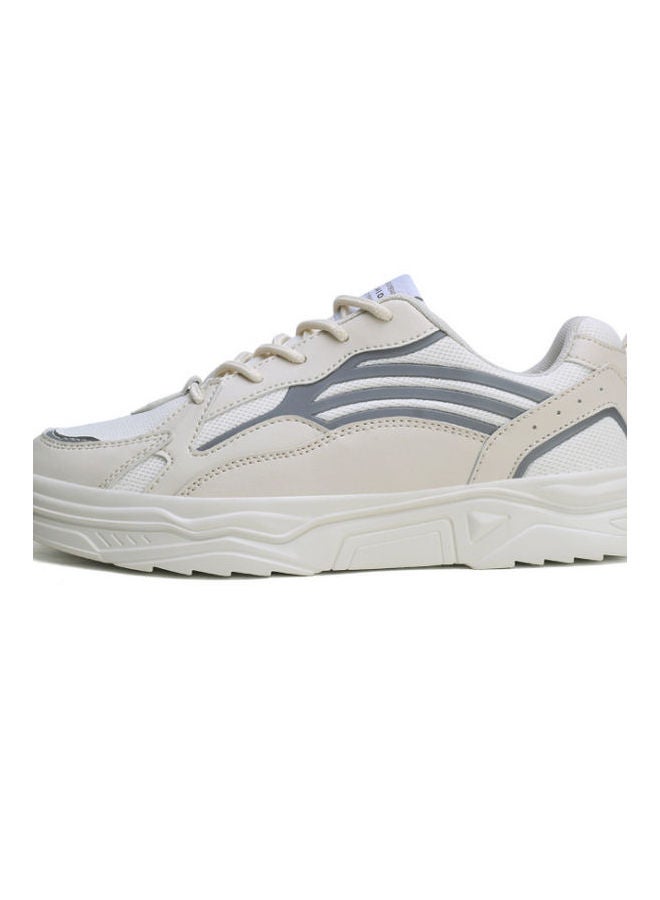 Beauenty - Trend New Hong Kong Style Trainer Shoes Beige - Image 1