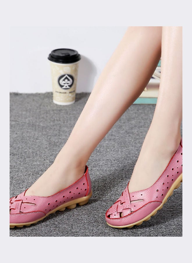 بيوينتي حذاء باليرينا بدون رباط بتصميم مضفر - Image 3