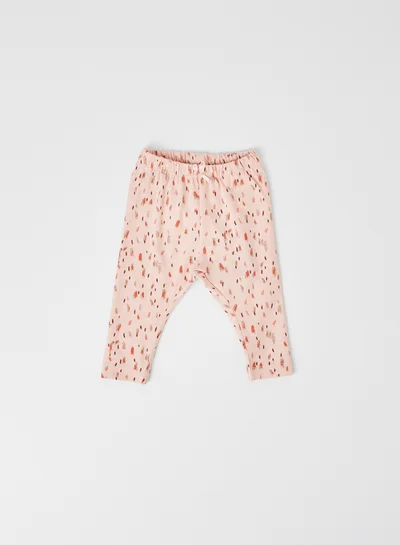 NAME IT All-Over Printed Natasja Leggings Peachskin
