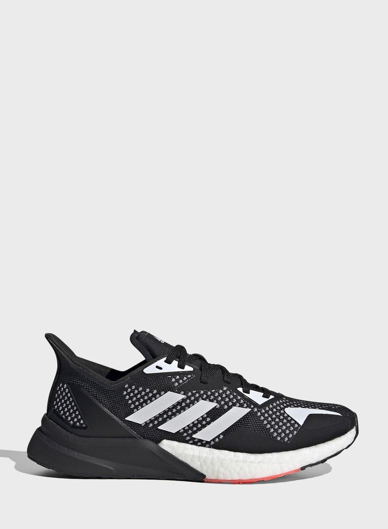 اديداس حذاء ركض مزود برباط أسود - Image 1