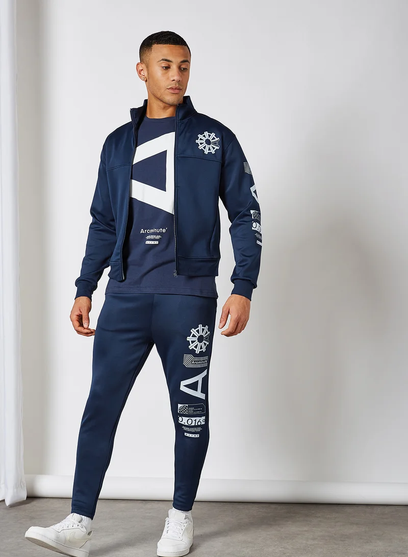 Arcminute Brand Logo Slim Fit Jeans