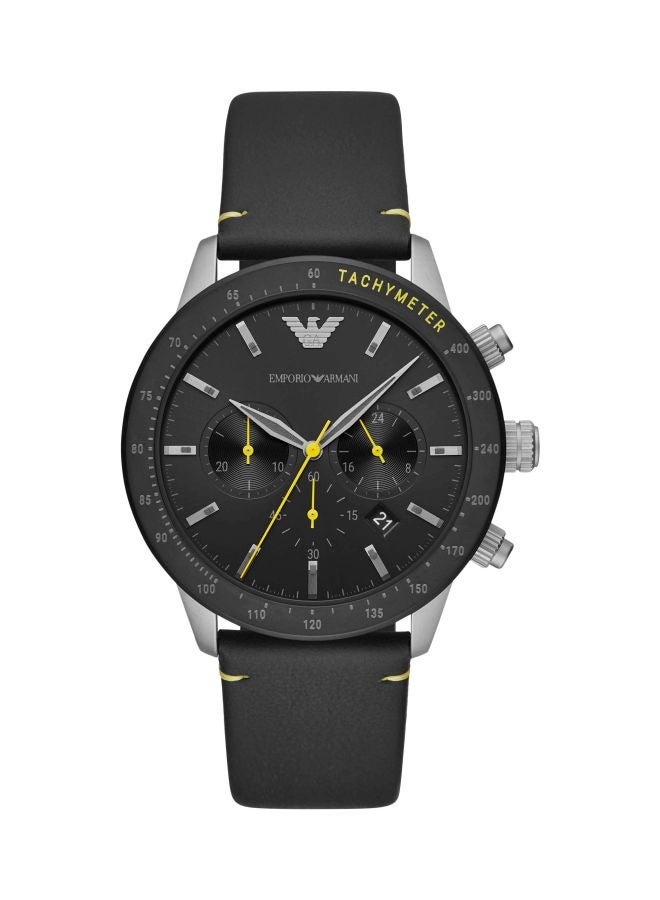 EMPORIO ARMANI Men's Mario Chronograph Watch AR11325 - 44 mm - Black  - Image 1
