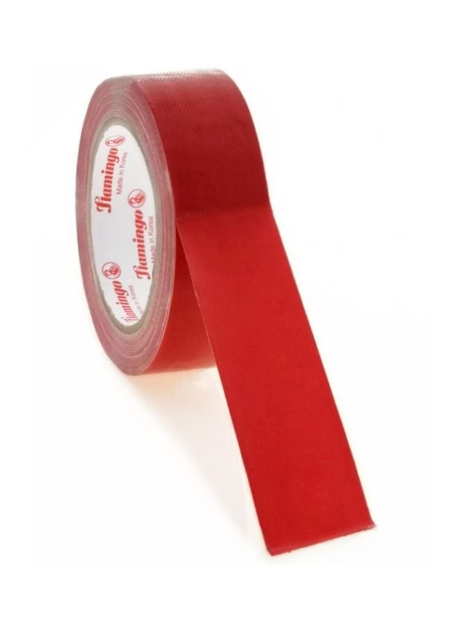 FLAMINGO - Super Sticky Waterproof Cloth Base Duct Tape Red - Image 1