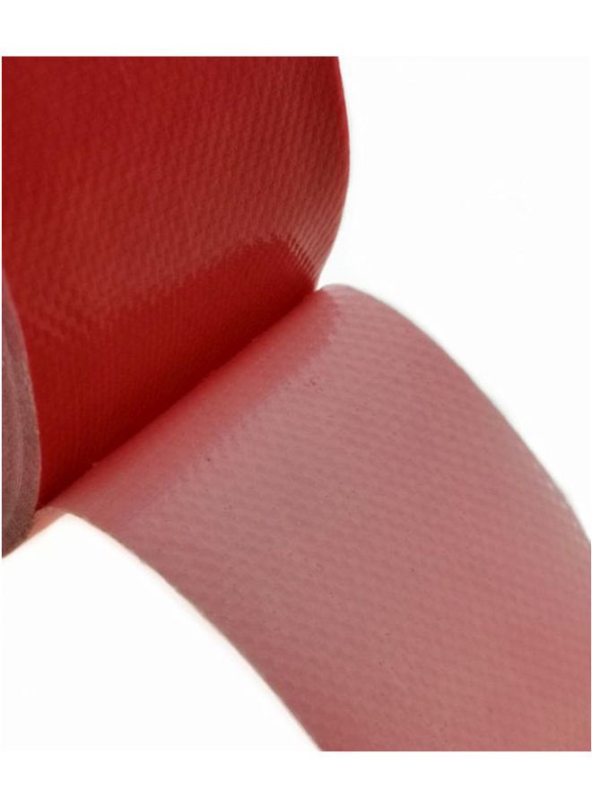 FLAMINGO - Super Sticky Waterproof Cloth Base Duct Tape Red - Image 1
