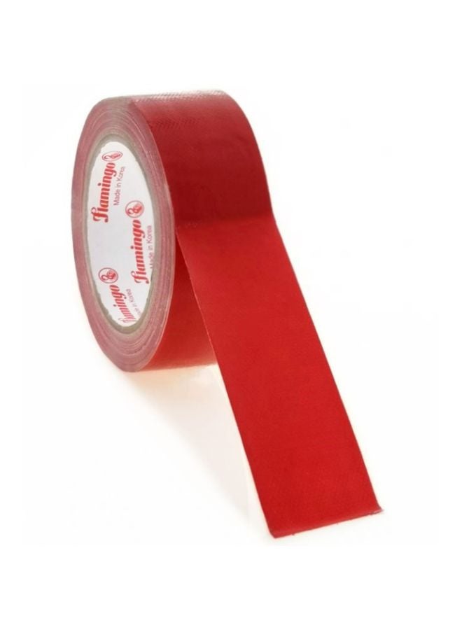 FLAMINGO - Super Sticky Waterproof Cloth Base Duct Tape Red - Image 1