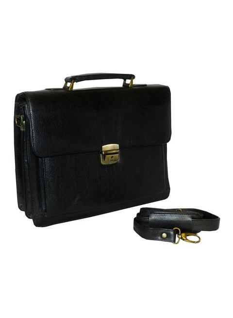 Leather Briefcase Black