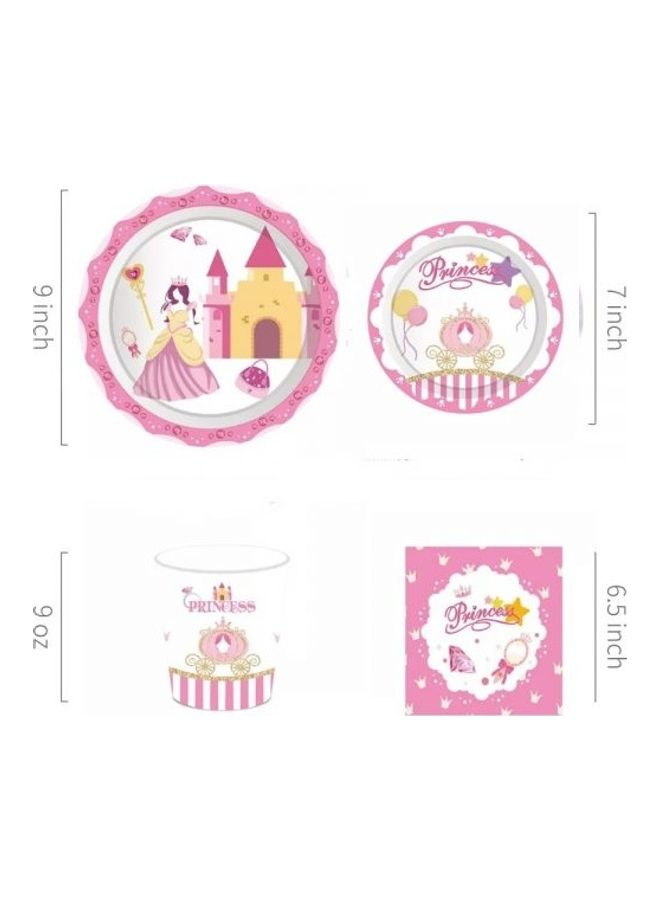 ThePartyPopper - Princess Party Tableware Set - Image 1