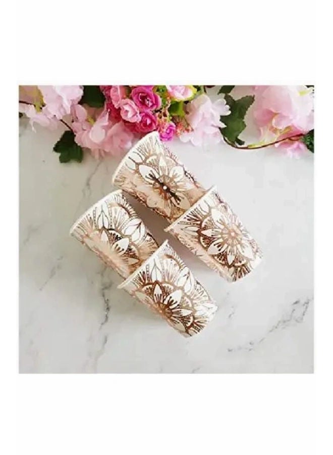 ThePartyPopper Mandala Rose Pattern Party Tableware Set - Image 2