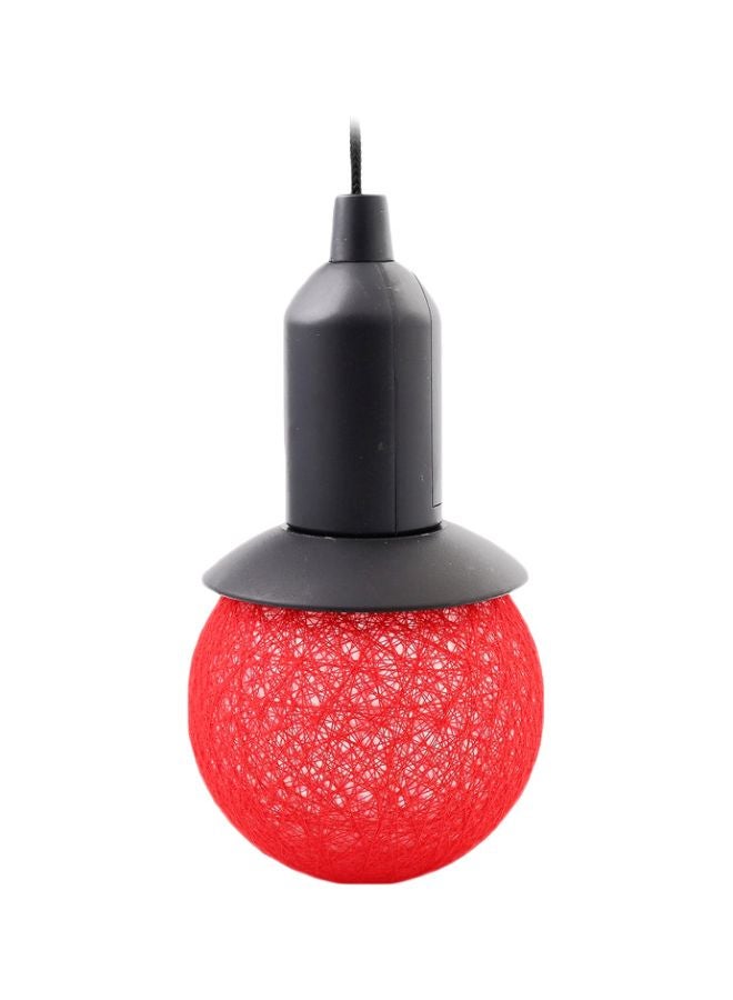 String Ceiling Lamp Red/Black - Image 1