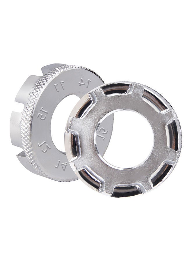 Generic - 4 Pack Bike Spoke Tool Bicycle Spoke Wrench Pocket Tool 6 in 1 Bike Rim Truing Tool Correct Tool with Tire Lever - Image 1