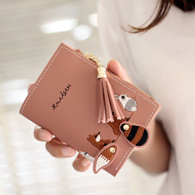 FRIEET - Women Wallet Leather Card Holder multicolour - Image 1