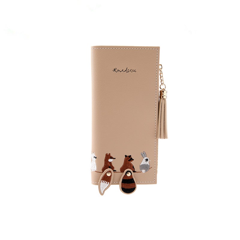 FRIEET - Women Leather Trifold Card Wallet multicolour - Image 1