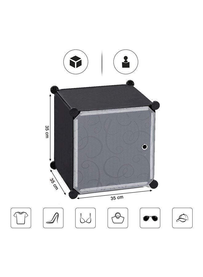 Generic 24-Modular Detachable Closet Black/White 147x47x201cm  - Image 5