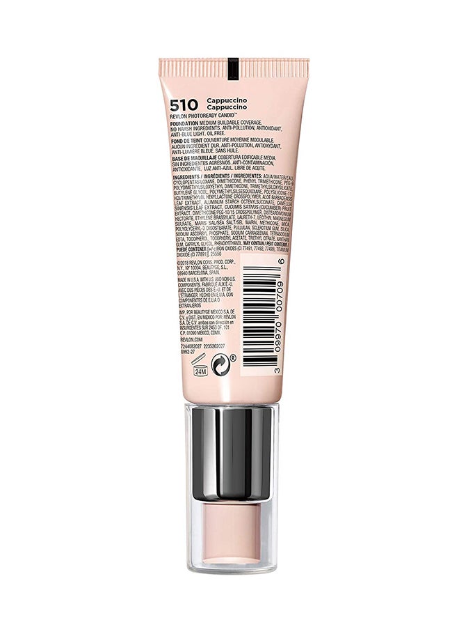 Revlon Photoready Candid Foundation Cappaccino 510 - Image 2