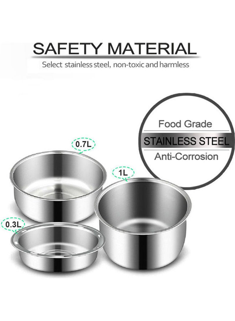 Generic Multifunctional Bento Electric Rice Cooker Food Warmer Lunch Box Multicolor 25.5*19.5*19.5cm  - Image 3