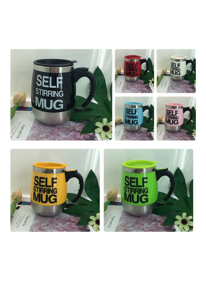 450ml Stainless Steel Inner Automatic Mixing Self Stirring Mug Dark blue 14.5*10.5*14cm  - Image 2