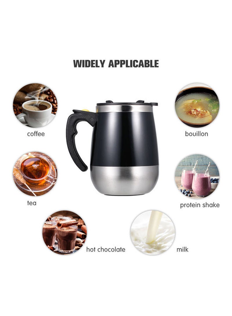 450ml Stainless Steel Inner Automatic Mixing Self Stirring Mug Dark blue 14.5*10.5*14cm  - Image 5