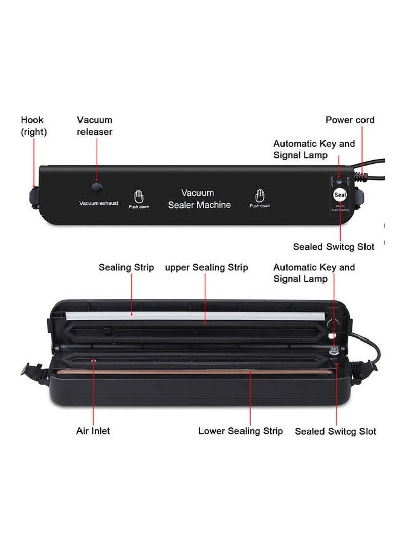 Home Vacuum Sealer Machine With Free Bags Multicolour 35*12*12cm  - Image 5