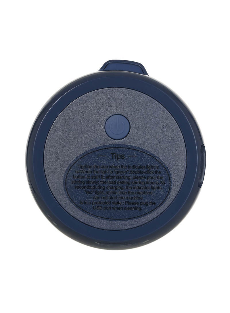 280ml Mini Portable Electric USB Rechargeable Fruit Juicer Blender Bottle Blue 20*9*9cm  - Image 3