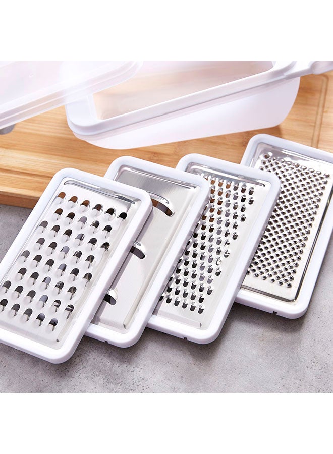 Home Box 4-Piece Vega Grater Set White  - Image 3