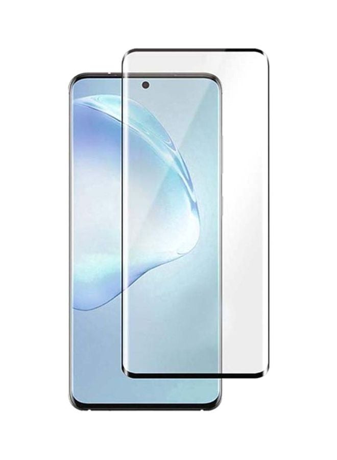 Muzz Tempered Glass Screen Protector For Samsung Galaxy S20 Ultra Clear/Black 