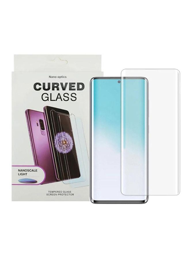 Muzz - Curved Tempered Glass Screen Protector For Samsung Galaxy S20 Ultra Clear - Image 1