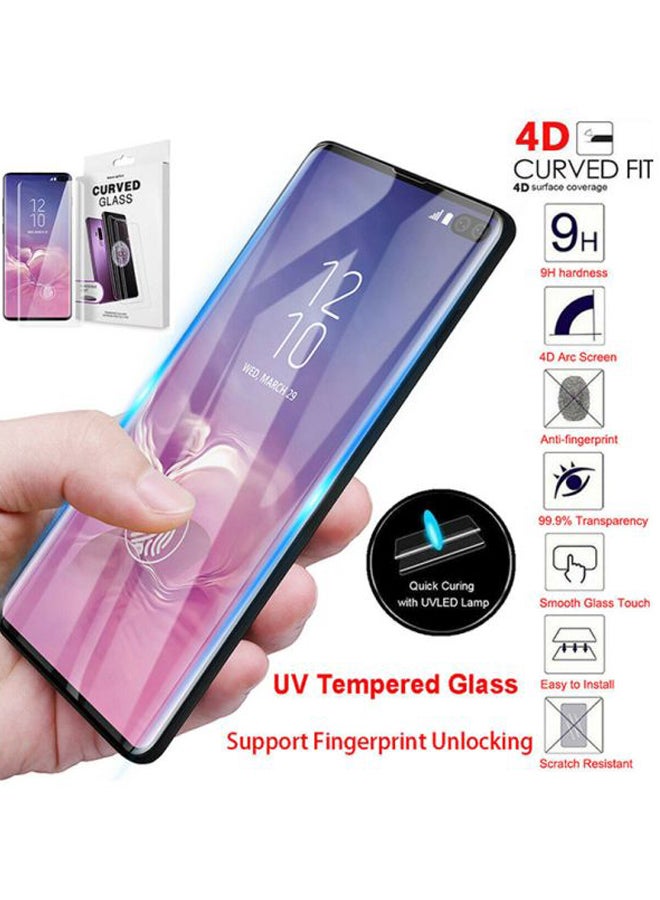 Muzz - Curved Tempered Glass Screen Protector For Samsung Galaxy S20 Ultra Clear - Image 1