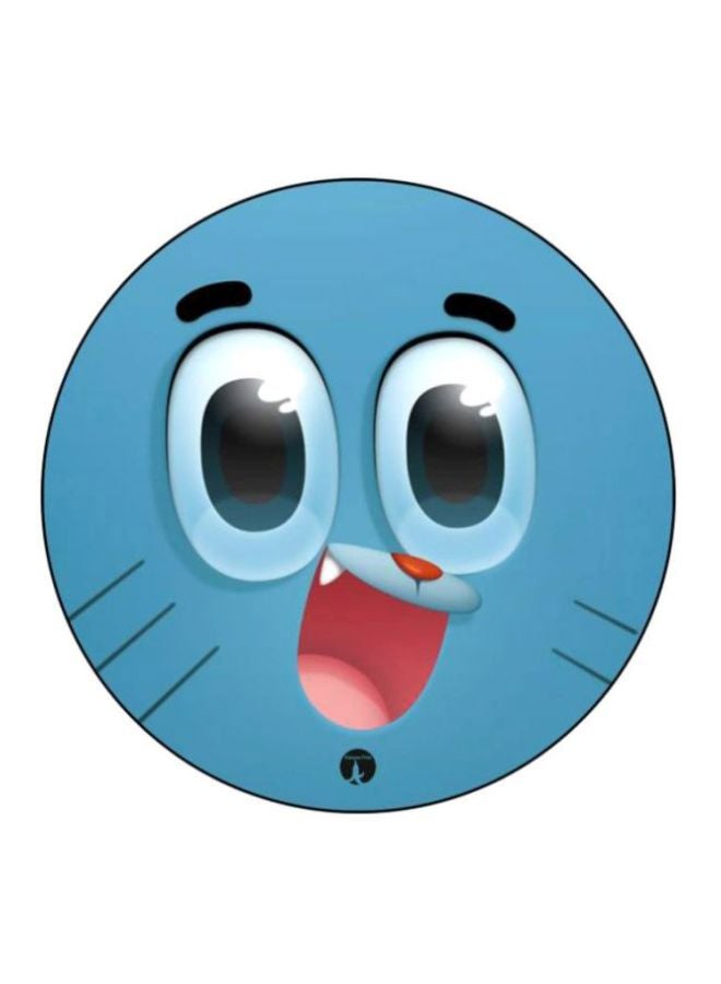 بي بي لوحة ماوس مزينة بطبعة مستوحاة من مسلسل الرسوم المتحركة "The Amazing World of Gumball" الأسود/ الوردي/ الأزرق