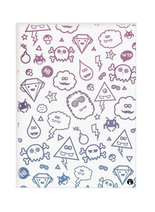 BP Monsters Mouse Pad White/Red/Blue